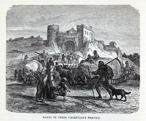 Kelten in ihrem Häuptlingsdienst, 1882 von Unbekannt