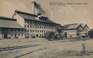 Zentrale Vertientes Zuckerfabrik, Camaguey, Kuba, ca. 1910 von Unbekannt