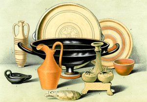 Keramikkunst, antik griechisch, zyprisch und etruskisch