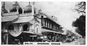 Chandni Chowk, Delhi, Indien, ca. 1925 von Unbekannt