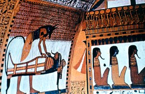 Kapelleninneres, Anubis, Theben, Ägypten von Unbekannt