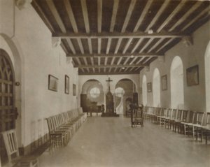 Kapitelraum, Buckfast Abbey, spätes 19. bis frühes 20. Jahrhundert von Unbekannt