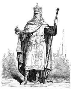 Karl der Große, König der Franken und römisch-deutscher Kaiser, spätes 8. - frühes 9. Jahrhundert 1882-1884