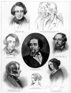 Charles Dickens 1812-1870, englischer Schriftsteller, 1892