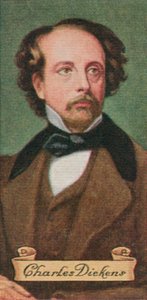 Charles Dickens, aus einer Serie von Zigarettenkarten, 1935