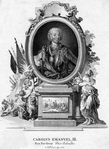 Karl Emanuel III. von Sardinien, Herzog von Savoyen und König von Sardinien, 1701-1773 von Unbekannt