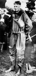 Charles Lindbergh, rekordbrechender Flieger, 1927 von Unbekannt