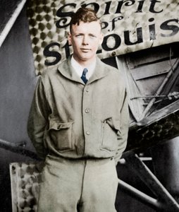 Charles Lindbergh, rekordbrechender Flieger, 1927 von Unbekannt