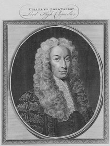 Charles Lord Talbot, Lord High Chancellor, 1786 von Unbekannt