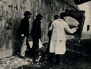 Charles Morin, Landschaftsmaler, um 1945 von Unbekannt
