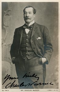 Charles Warner, englischer Schauspieler, um 1890-um 1909 von Unbekannt