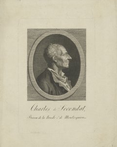 Charles de Secondat, Baron de Montesquieu 1689-1755, ca. 1795 von Unbekannt