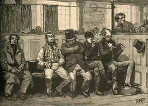 Chartisten in der Kirche, um 1839 um 1890