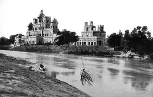 Chattar Manzil Palast, Lucknow, Indien, 20. Jahrhundert von Unbekannt