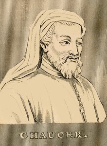 Chaucer, 1343-1400, 1830 von Unbekannt
