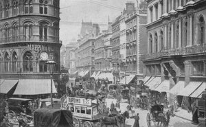 Cheapside vom Mansion House, City of London