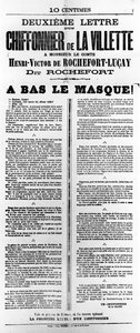 Chiffonnier de La Villette, aus französischen politischen Plakaten der Pariser Kommune, Mai 1871 von Unbekannt