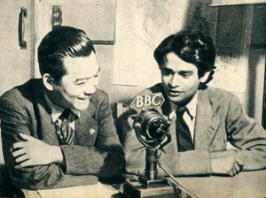 China trifft Ceylon in London - Hsiao Chien und J. M. Tambimuttu, 1942 von Unbekannt