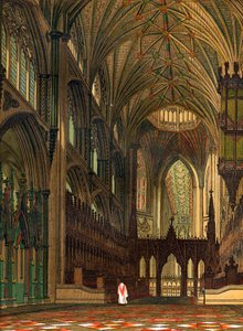 Chor der Ely Kathedrale, Cambridgeshire, 19. Jahrhundert von Unbekannt