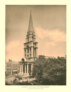 Christ Church, Spitalfields, Ansicht des Westendes