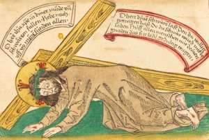 Christus fällt unter dem Gewicht des Kreuzes von Unbekannt