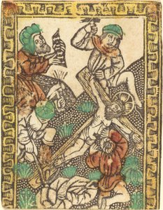 Christus ans Kreuz genagelt, um 1470-1480