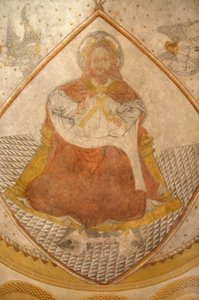 Christus Pantokrator (in Herrlichkeit). Basilika Paray le Monial Paray le Monial Frankreich