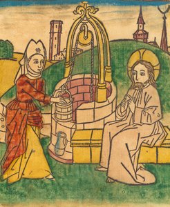 Christus und die Frau von Samaria, wahrscheinlich 1485