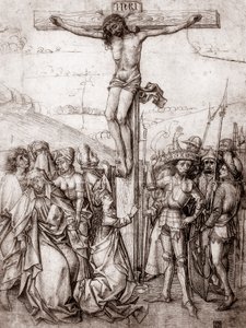 Christus am Kreuz, um 1480 von Unbekannt