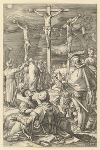 Christus am Kreuz, aus Die Passion Christi, ca. 1598-1617 von Unbekannt