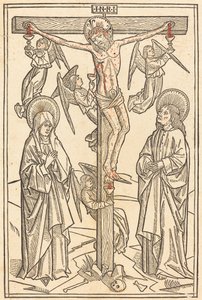 Christus am Kreuz mit Engeln, 1481