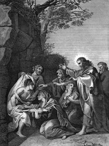 Christus erweckt Lazarus, 1814