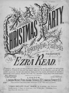 Weihnachtsfeier, um 1909 von Unbekannt