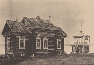 Kirche der Darstellung der seligen Jungfrau Maria, Dudinka, 1910er Jahre von Unbekannt