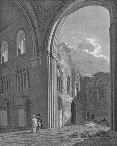 Kirche St. Bartholomäus der Große in West Smithfield, City of London, 1822 von Unbekannt