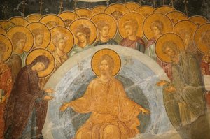 Kirche des Heiligen Erlösers in Chora. Das Jüngste Gericht, Istanbul, Türkei von Unbekannt