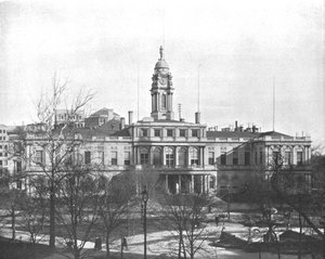 Rathaus, New York, USA, um 1900 von Unbekannt