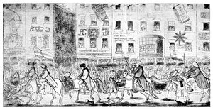 Städtische Reitkunst oder Prozession nach St. Pauls, 1789 von Unbekannt