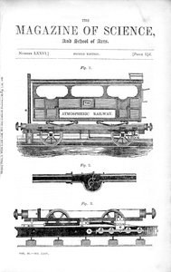 Clegg und Samudas atmosphärische Eisenbahn, 1845