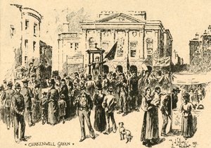 Clerkenwell Green, London, ca. 1890 von Unbekannt