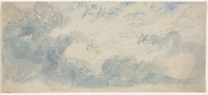 Wolkenstudie, 1800er von Unbekannt
