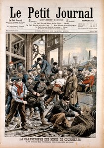 Grubenunglück, Courrières-Minen, Pas-de-Calais, Frankreich, 1906