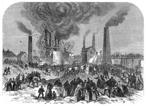 Grubenunglück, Oaks Colliery, Barnsley, Yorkshire, Dezember 1866