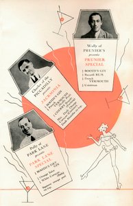 Cocktailrezepte, ca. 1935 von Unbekannt