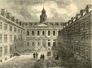 College of Physicians, Warwick Lane. Innenhof von Unbekannt