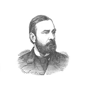 Oberst Goodenough, Kommandant der Königlichen Artillerie, um 1882