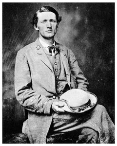 Oberst John Singleton Mosby, amerikanischer konföderierter Soldat, 1860er Jahre von Unbekannt