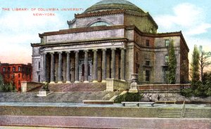 Bibliothek der Columbia University, New York, USA, ca. 1900er von Unbekannt