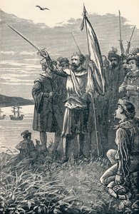Kolumbus nimmt San Salvador für Spanien in Besitz, 1904