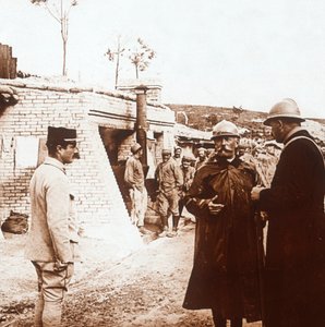 Kommandozentrale, Champagne, Nordfrankreich, ca. 1914-1918
